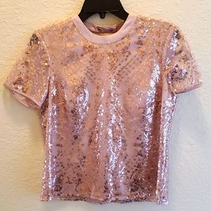 Sequin Crop top